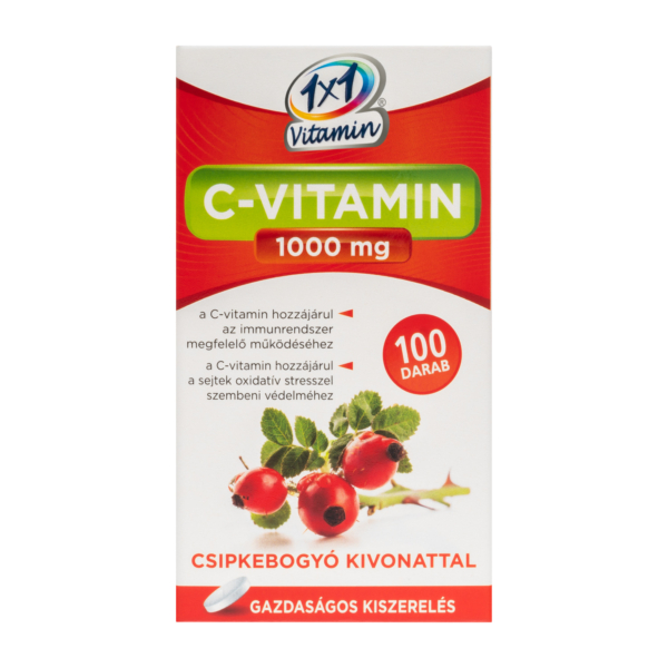 1x1 Vitamin C-vitamin 1000 mg filmtabletta csipkebogyóval 100x