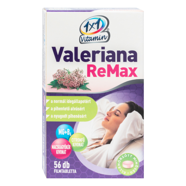 1x1 Vitamin Valeriana ReMax étrend-kiegészítő filmtabletta 56x